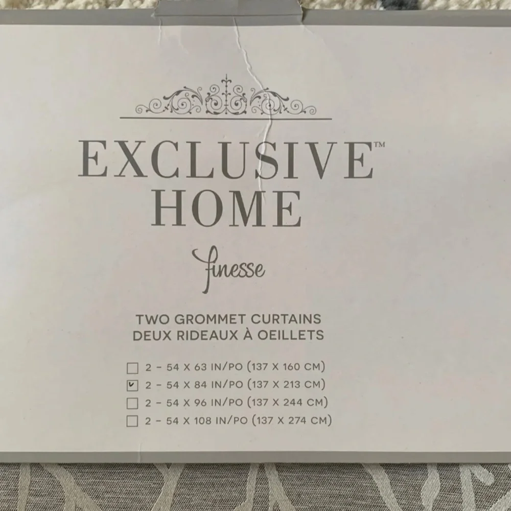 Exclusive Home darkening  curtains NWT